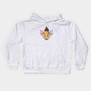 cutest ice cream Kids Hoodie